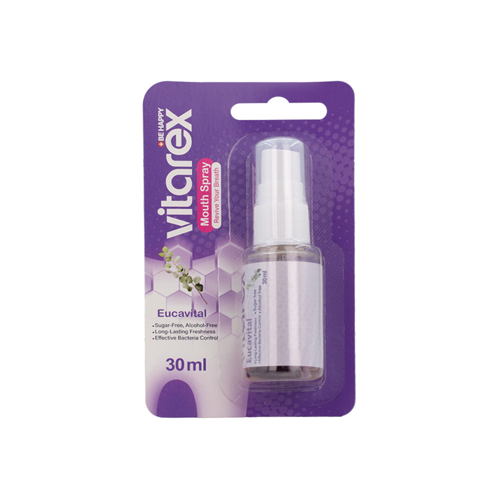 اسپری دهانشویه و خوشبوکننده دهان اکالیپتوس ویتارکس 30میل